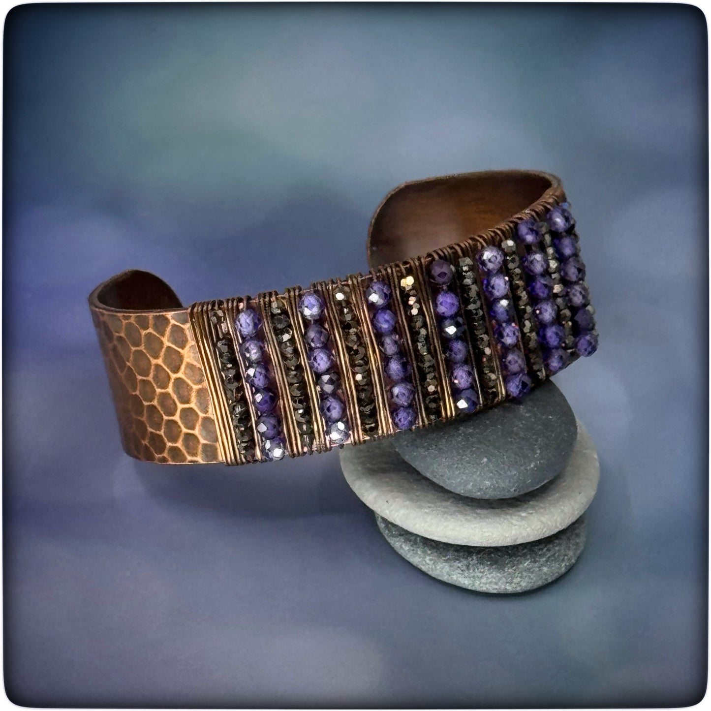 Boho Copper Cuff Bracelet