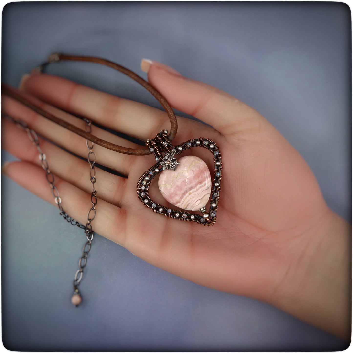 "Boho Beautiful" Rhodochrosite Necklace