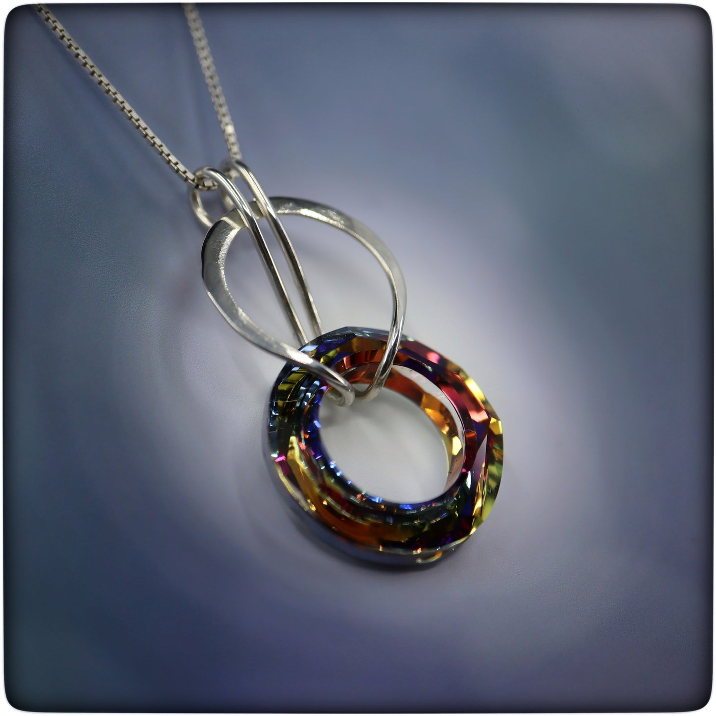 Circle of Life Swarovski Crystal Volcano