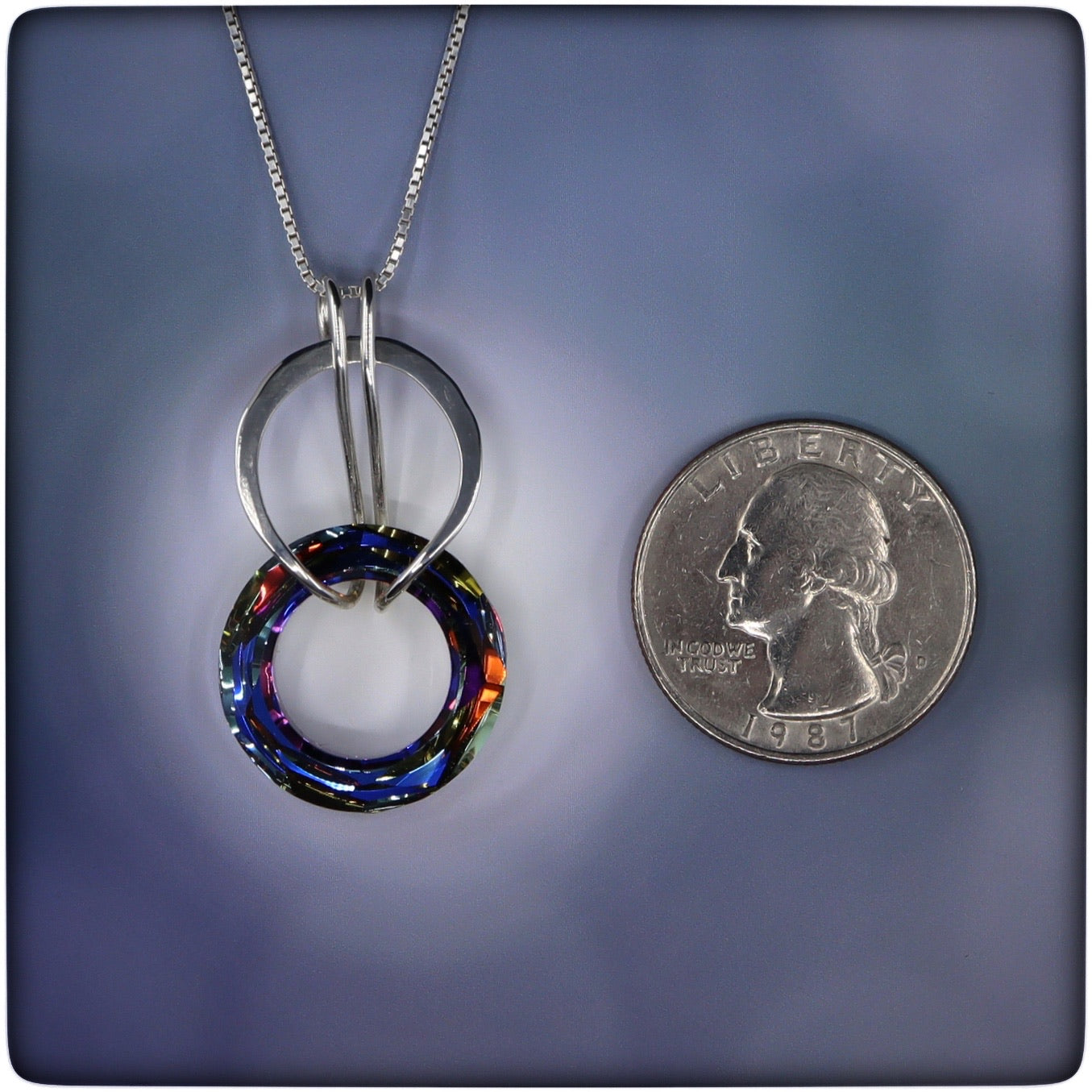 Circle of Life Swarovski Crystal Volcano