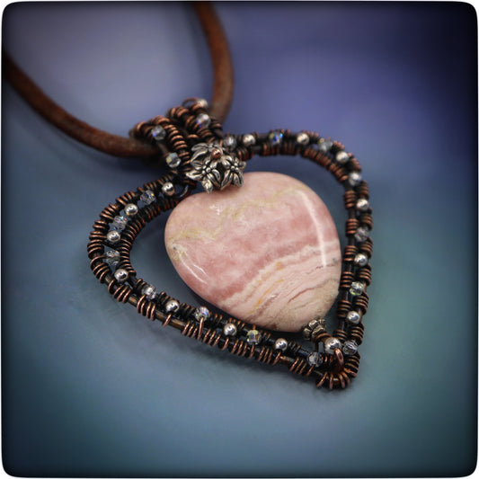 "Boho Beautiful" Rhodochrosite Necklace