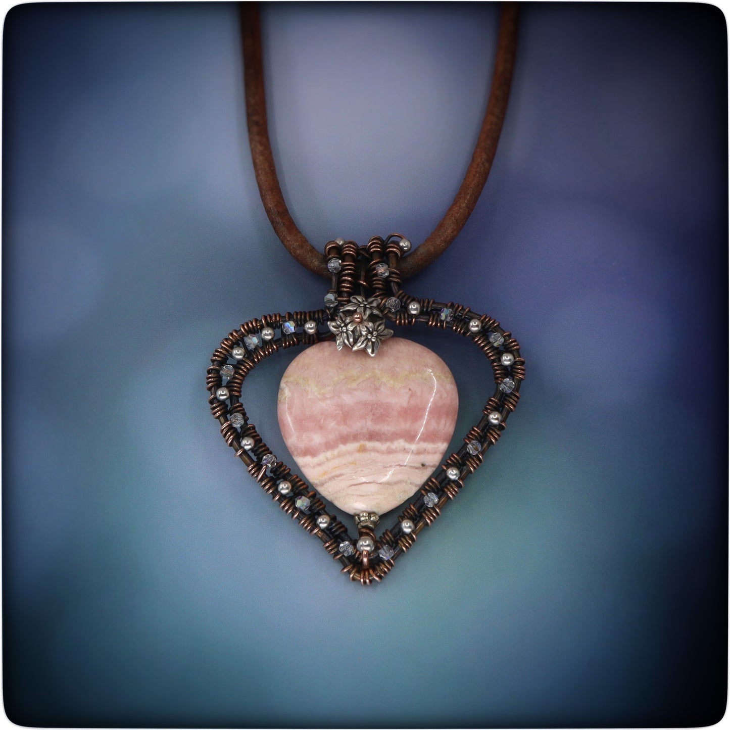 "Boho Beautiful" Rhodochrosite Necklace